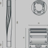 Радиусный профиль MAYTONI TWIST ALM-3535R-B-TR-90°-0,4M 35x35 правый черный ALM-3535R-B-TR-90-0,4M