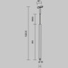 Трековый светильник MAYTONI SKIM LEVITY TR191-1-3W3K-M-BBS
